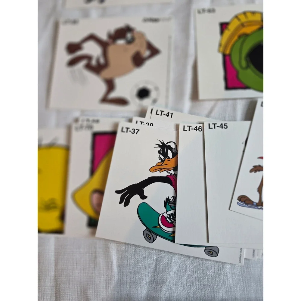 Vintage 1993 Kopykake Looney Tunes Cake Decorating Sheets Warner Bros Marvin Taz
